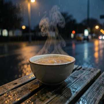 热粥公交站