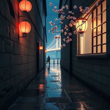 烟雨海棠