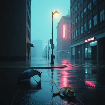 雨中游魂