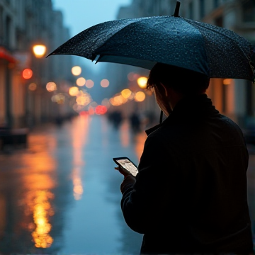 长镜头里的雨