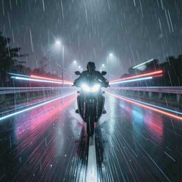 雨里开跑