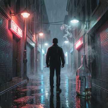 烟与酒的陪伴
