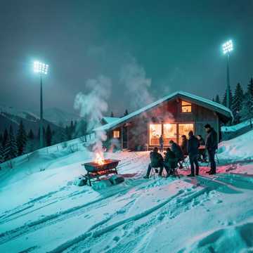 观赛寻味雪花山