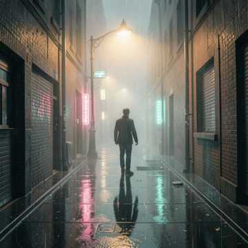 雨丝仍在飘