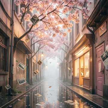 樱花飞满天
