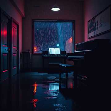琴键未干的雨
