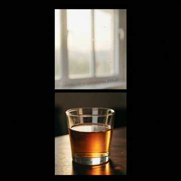 夕阳跌进酒杯里