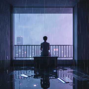 空对雨