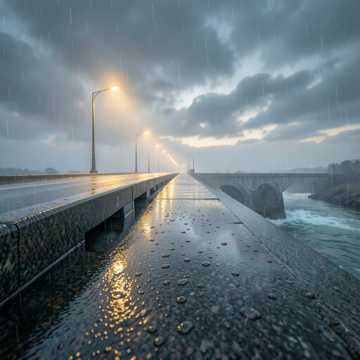 雨后长桥