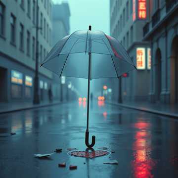 无声的雨伞