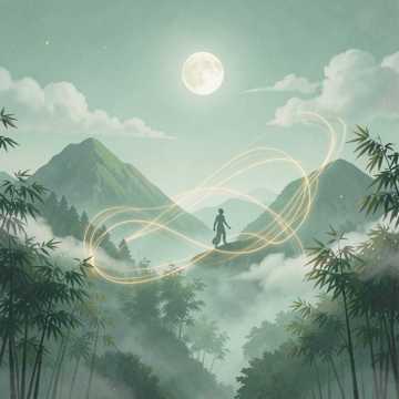 青山薄雾故人远