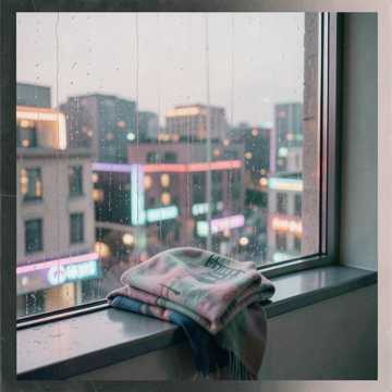 围巾叠起的雨季