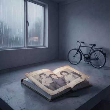旧合影里飘落的雨