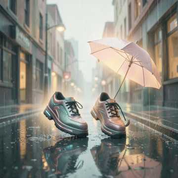街角的雨鞋