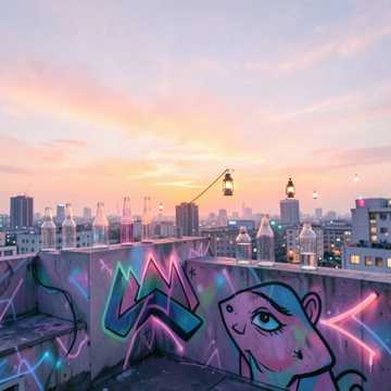 Rooftop Afterglow