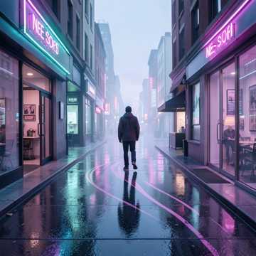 霓虹未干