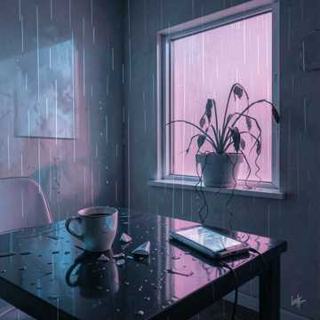 雨滴坠入空杯