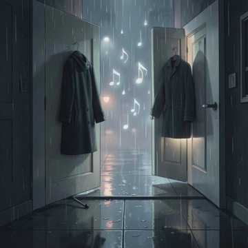 空灯对影