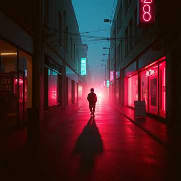 霓虹影子路