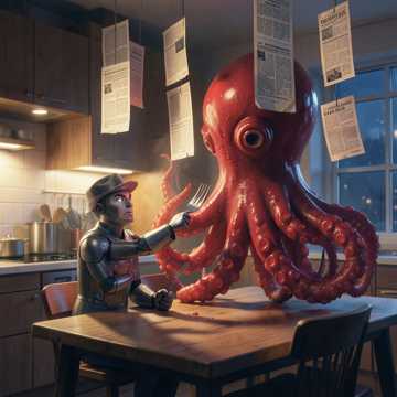 The Octopus of Overdue Bills
