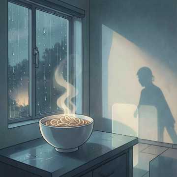 雨声爬满窗沿