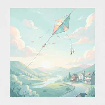 小风筝慢慢飞