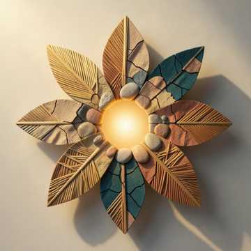 八个县围成一朵花
