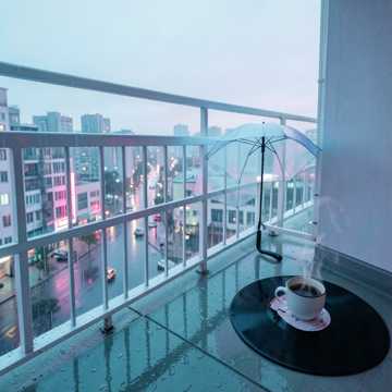 半盏冷雨
