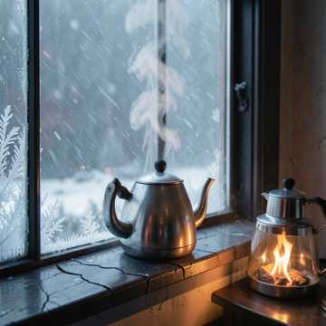 煮雪听茶