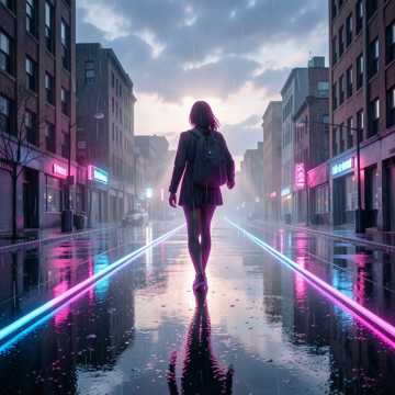 与雨一同赴约