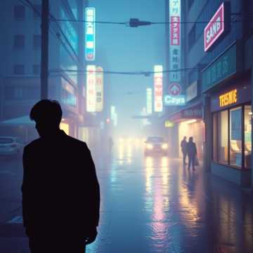 霓虹剪影