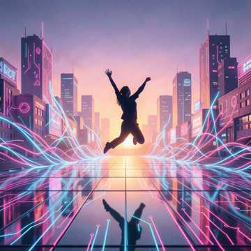 Neon Crescendo