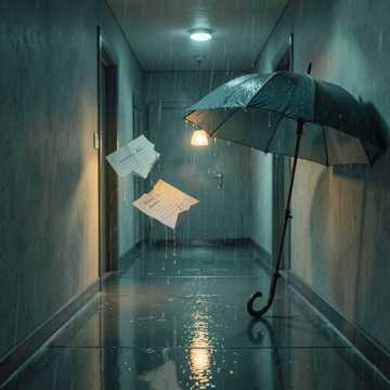 纸条和雨伞-版本2