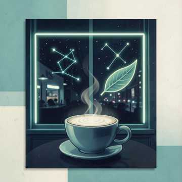 星子碎在杯沿