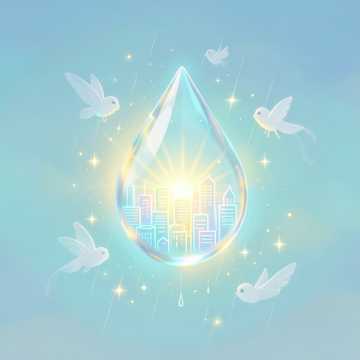 Happy Little Raindrop-版本2