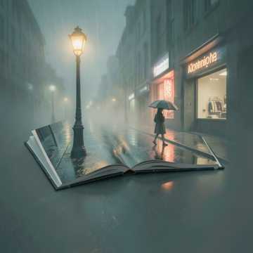 旧照片没删掉的雨天