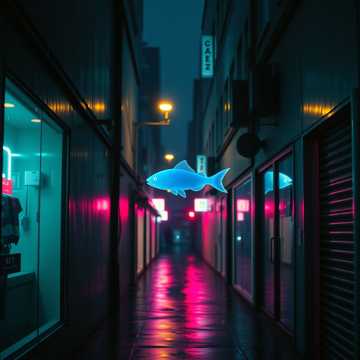 霓虹鱼影