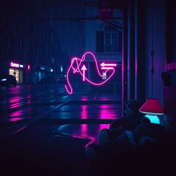空线轴在雨中等晴天
