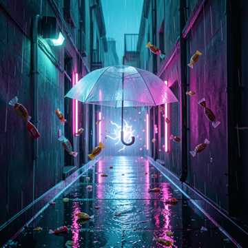 糖果雨巷