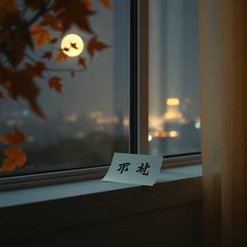 秋风拂过月光笺