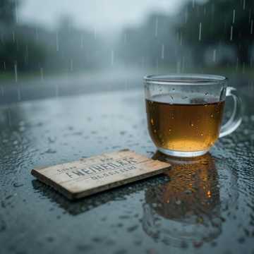 雨落旧车站