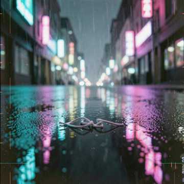 雨中独舞