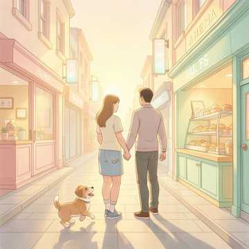 小狗摇铃说爱你