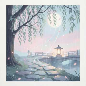 落花约定的春雨