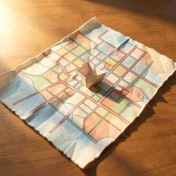 Paper Map Smile