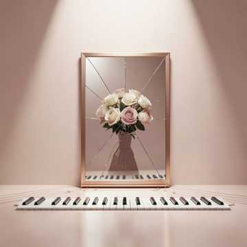 Female vocal,30s warm alto,breathy intimate,fragile.Heartbreak pop.Piano,string,