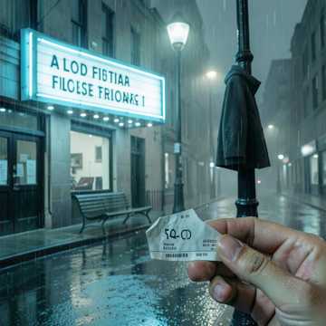 雨湿的旧戏票