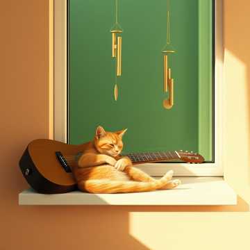《橘猫的午睡时间》