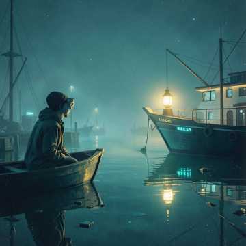 灯火船头-版本2