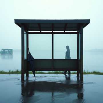 旧伞下 还淋着一场雨
